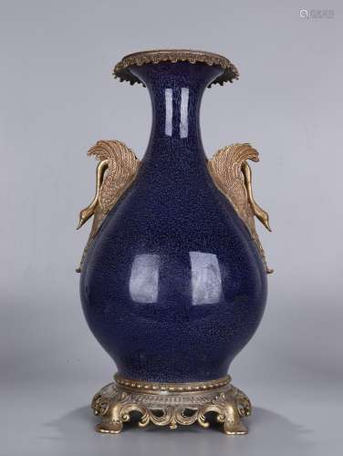 - the blue glaze with copper okho spring bottleSpecification...