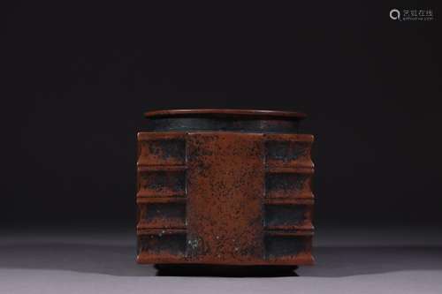 Copper incense burner made brown type.Specification: high 9....