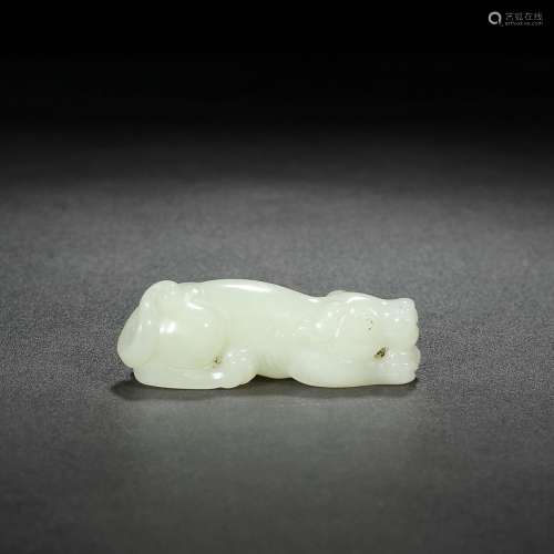 Lie: hetian jade dog prosperous wealthSpecification: long an...