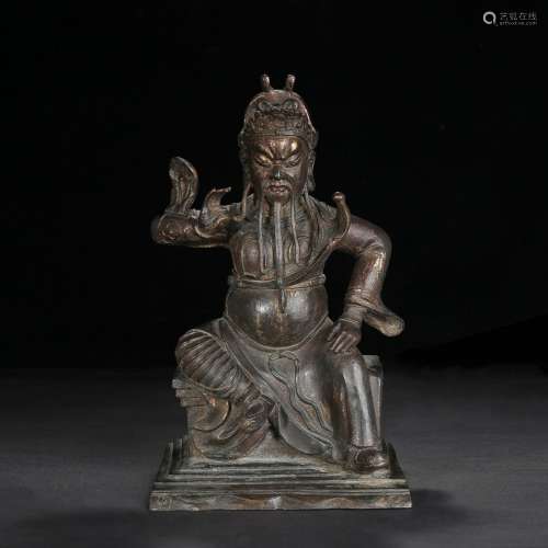 : copper paint gold duke guan statuesSpecification: 45 cm le...