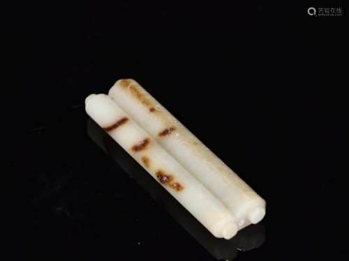 "Four paperweight. Hetian jade scroll shapeSpecificatio...