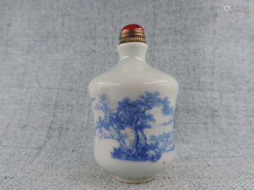 Collection Chinese Hand-paind Pastel-porcelain Snuff Bottle