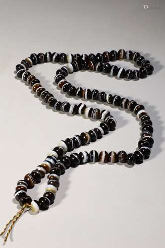 , agate pharmacist bead necklaceSpecification: bead diameter...