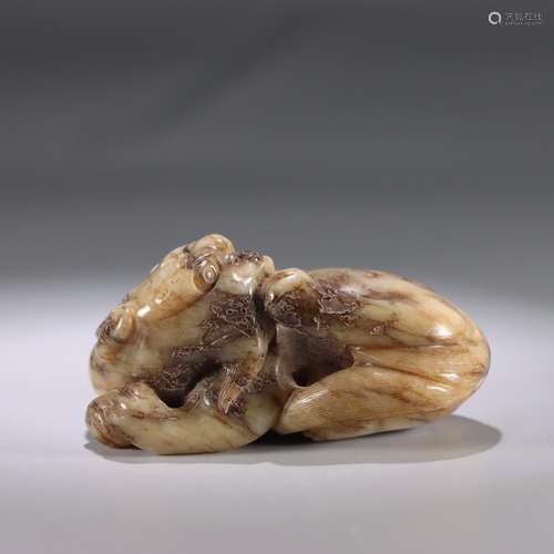 : hetian jade benevolentSize: 9.5 cm long, 6 cm wide4.5 cm t...