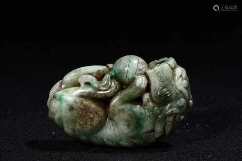 , jade lion play the ballSpecification: length 8.5 cm width ...