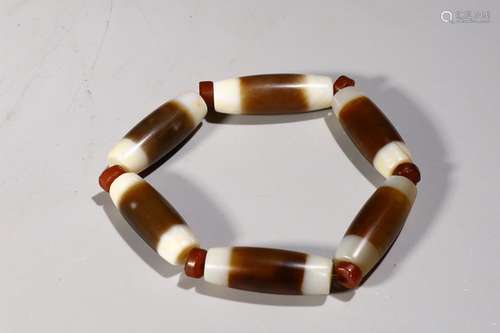 Day, agate beads hand stringSpecification: length 3.6 cm wid...