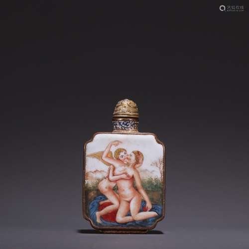 Snuff bottles, old cupreous embryo western artSpecification:...