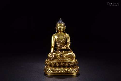 : copper Buddha statueLong and 11.6 cm wide and 9.7 cm high ...