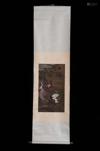 Birds pay homage to the king: "zhao changhui" silk...