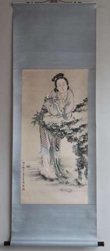 , Wang Su maidSize, 92.5 * 45.5 cmWang Su xiaomei (1794-1877...