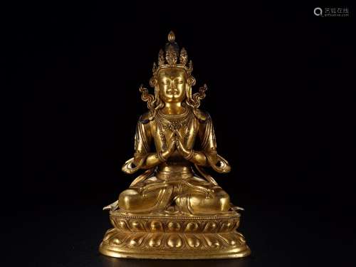 : gold guanyin statuesSize: 16 high 23.8 cm wide by 12.3 cm ...