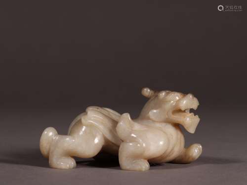 : ancient jade ancient beast furnishing articlesSize: 3.9 cm...