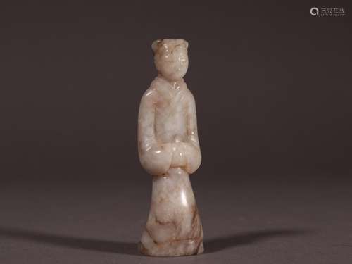 : ancient jade the fairySize: 7.3 cm high 2.2 x 2.5 cm wide,...