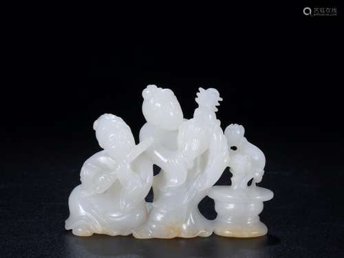 : hetian Bai Yuqin Xiao ming furnishing articlesSize: 5.8 cm...