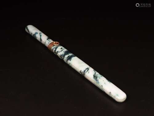 : jade cuo Jin Longwen daggerSize: length 29.8 cm wide and 2...