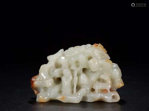 The late: stories of hetian jade furnishing articlesSize: 10...