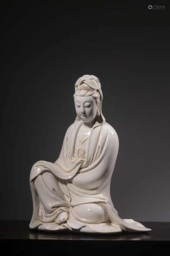 "He Chaozong" dehua white porcelain comfortable gu...