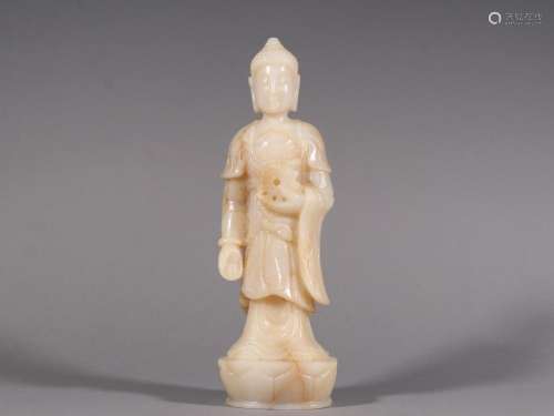 Hetian jade Buddha had Buddha stands resembleSpecification: ...