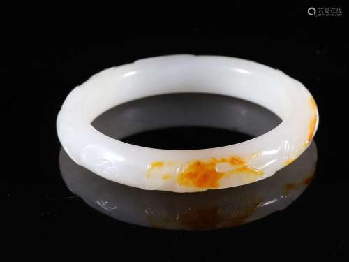 Hetian jade seed material all the way even the braceletSpeci...