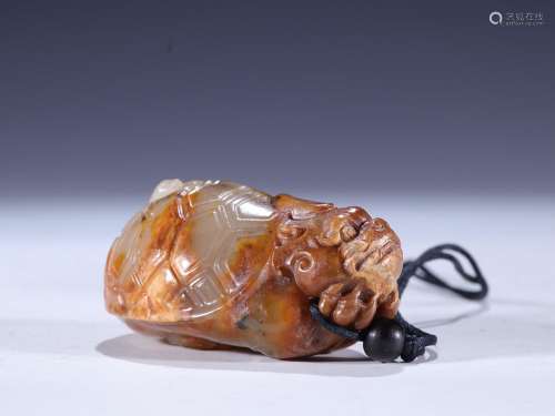 Hetian jade seed expects the dragon turtleSpecification: hig...