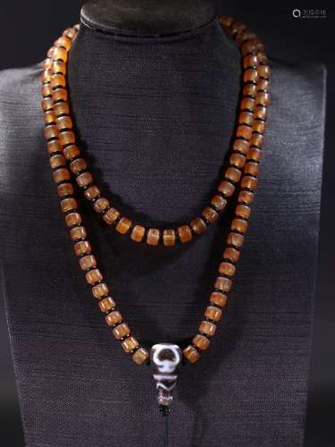 108agate beads chain.Specification: 0.79 * 0.58 cmAgate comm...