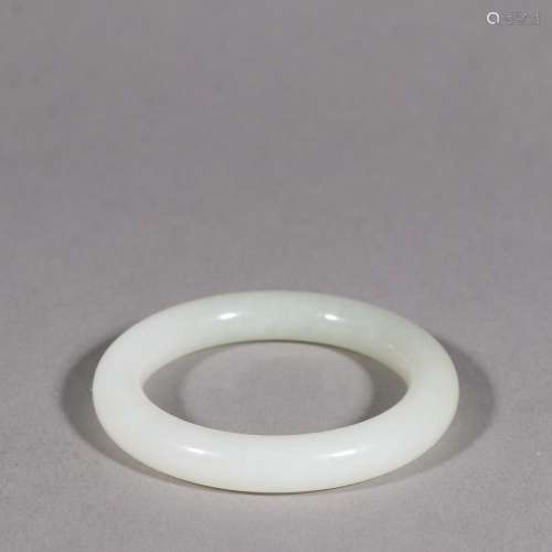 Hetian jade article round bracelet.Specification: a coarse 1...