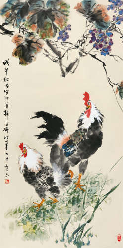 王雪涛(1903-1982)　大吉大利
 1978年作 设色纸本　立轴