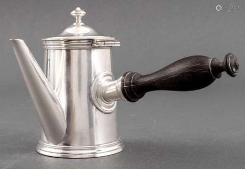 Christofle Silverplate & Ebony Hot Chocolate Pot