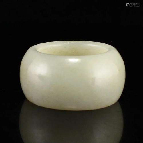 Chinese Hetian Jade Thumb Ring