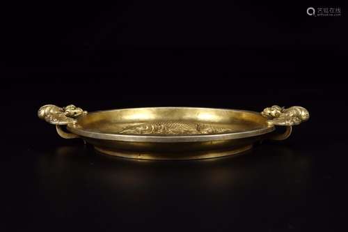 A: copper and gold auspicious than live17 cm long 21 cm wide...