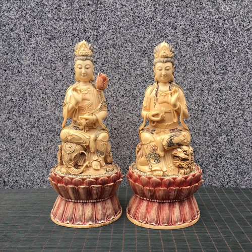 Old things "manjusri samantabhadra bodhisattva" a ...