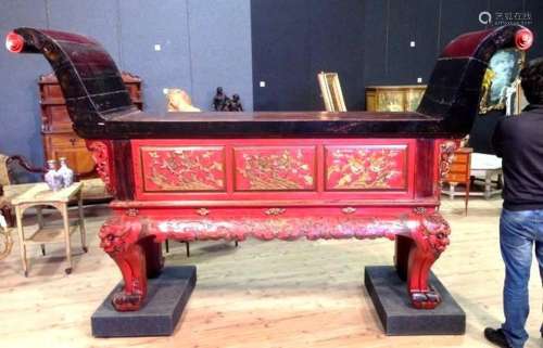 Console table - Wood - China - XIXth
