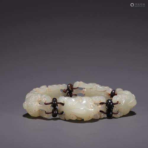 Hetian jade benevolent old handSpecification: bead diameter ...