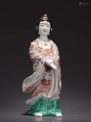 Statues, enamel paint Japanese kimono charactersSpecificatio...