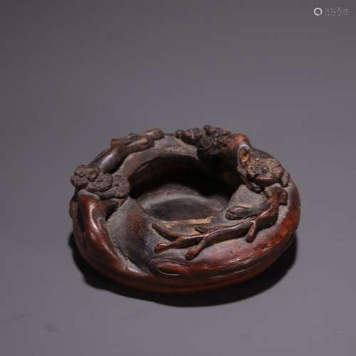 Old bamboo root carving, pine grain washingSpecification: 9....