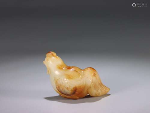 : hetian jade carving "career" chicken piecesSize:...