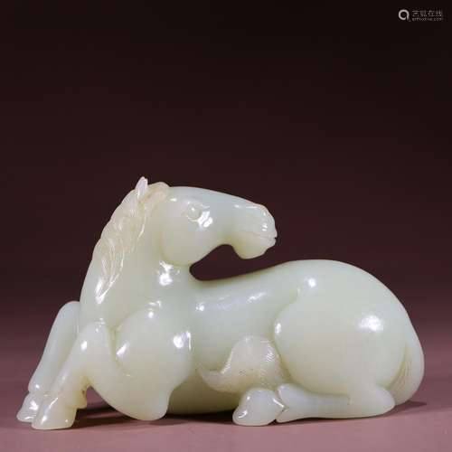 : hetian jade horse "success"Specification: 12.3 c...