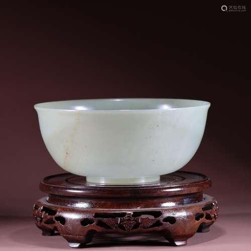 : hetian jade bowlSpecification: 6 cm high, 15.5 cm in diame...