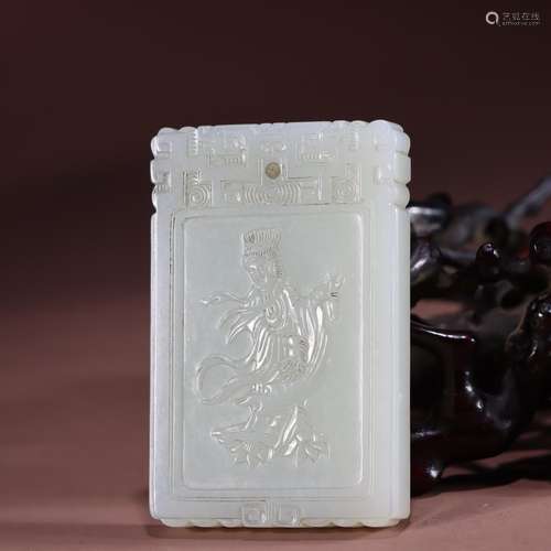 : hetian jade had listedSpecification: 6.3 cm long, 4 cm wid...