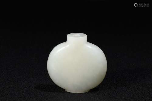 Snuff bottles, hotan Bai Yusu surfaceSpecification: length 5...