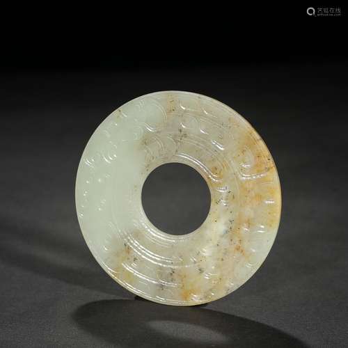 : hetian jade jadeSpecification: diameter 13.3 cm inner diam...