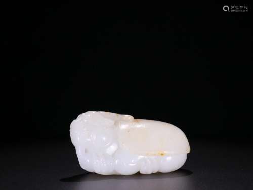 Hetian jade, seed makings turtle with a dragonSpecification:...