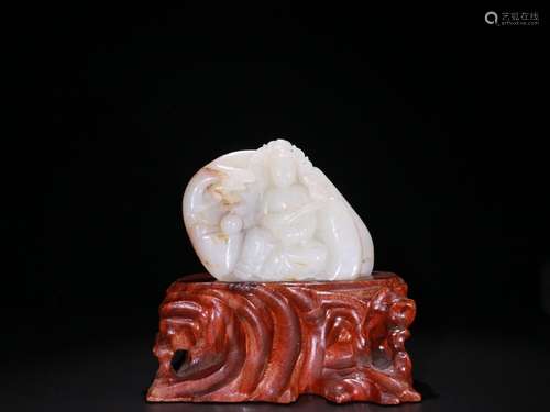 Later, hetian jade seed makings comfortable guanyin BuddhaSp...