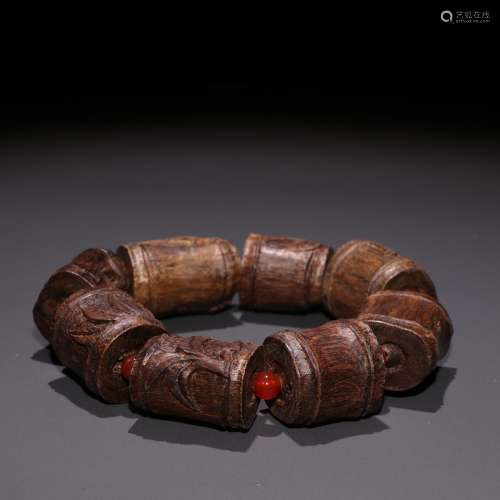 Aloes, bamboo grain hand string.Specification: bead diameter...