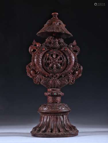 : old aloes carved Buddhism in a desk for your deviceSpecifi...