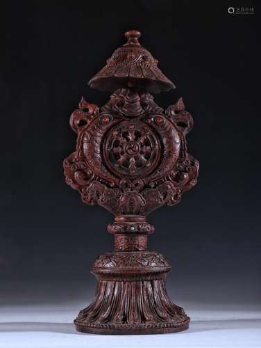 : old aloes carved Buddhism in a desk for your deviceSpecifi...