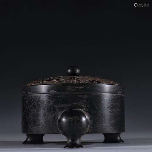 , the old pit Shi Sisheng animal print four cover inkstone,S...