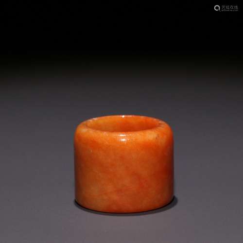 The red jade grain BanZhi.Specification: high 2.57 cm inner ...