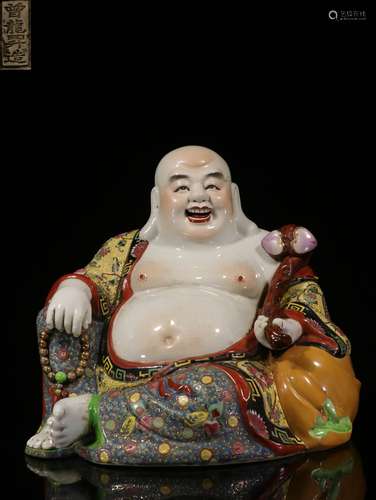 ."Zeng Long rise" hand-painted pastel maitreya sta...