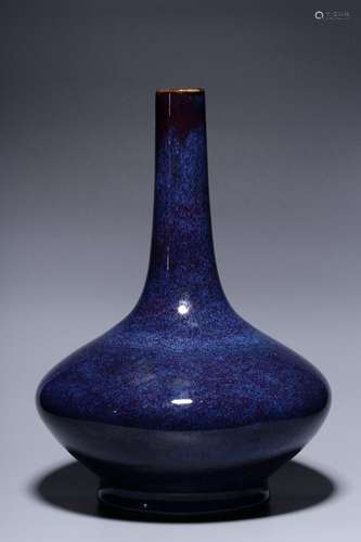 "" variable glaze the flask30 cm high, 3.5 cm diam...